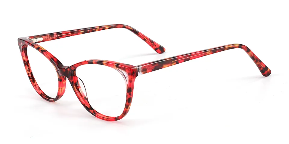 Marilyn red tortoise   Acetate  Eyeglasses