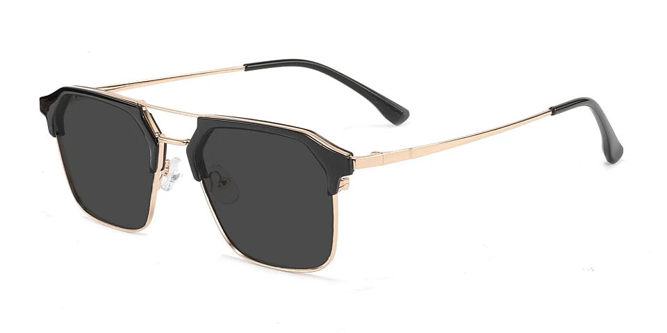 Kiki black gold   Plastic  Sunglasses