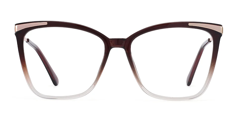 Sine brown champagne   Plastic  Eyeglasses