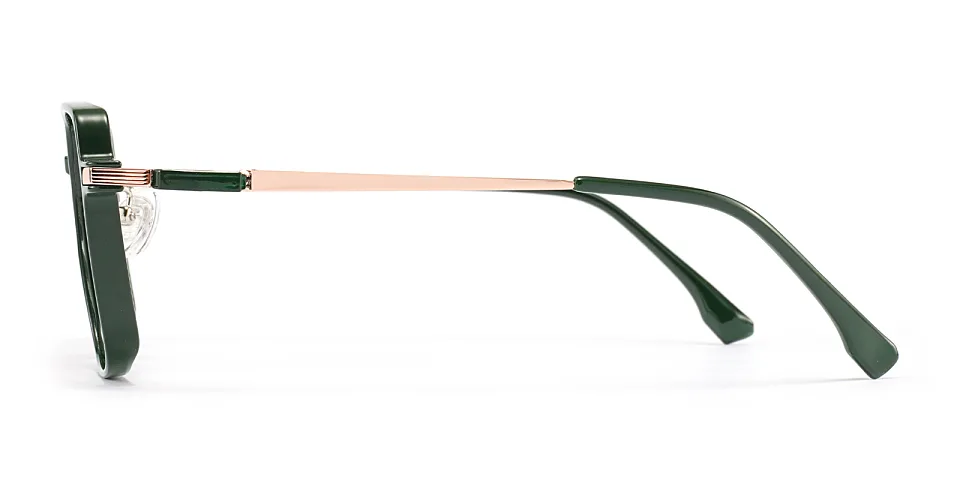 Sandy dark green   Plastic  Eyeglasses
