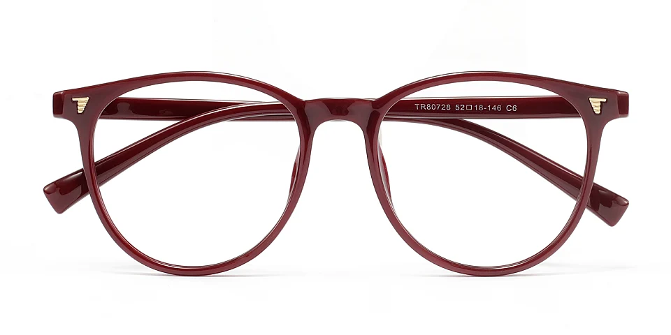 Carry burgundy   Plastic  Eyeglasses