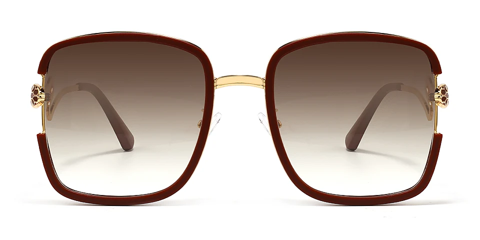 Saoirse burgundy   Plastic  Sunglasses
