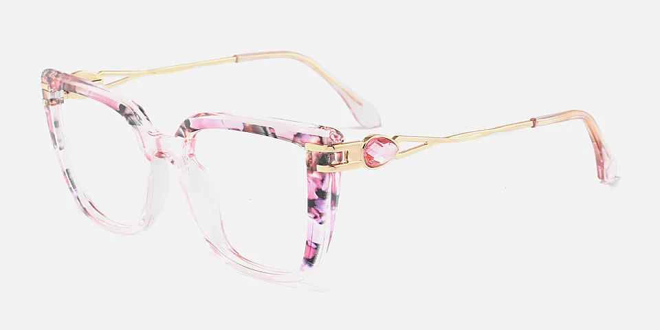 Anella pink floral   Plastic  Eyeglasses