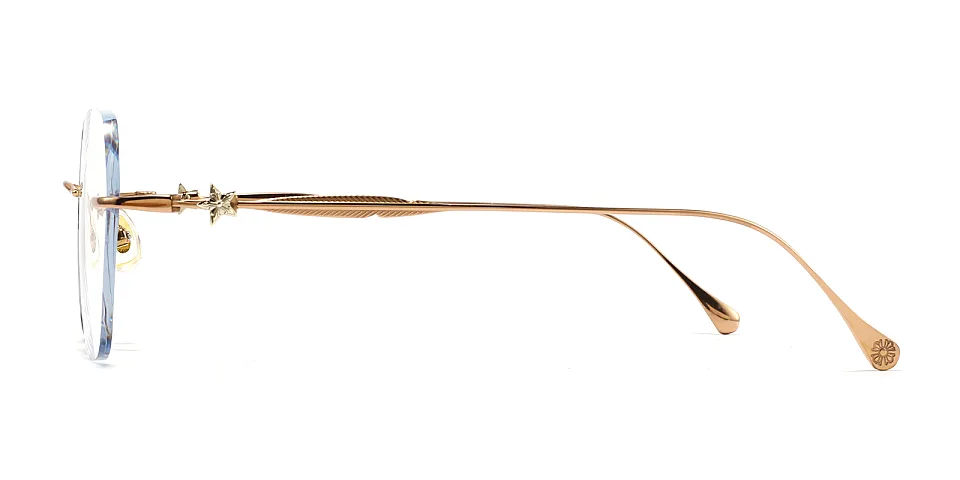 Dorri rose gold   Titanium  Eyeglasses