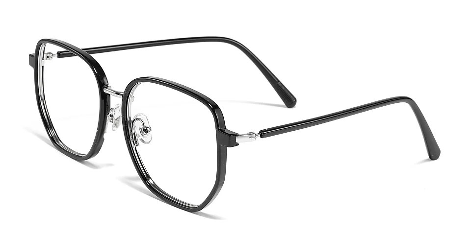 Liisi black silver   Plastic  Eyeglasses