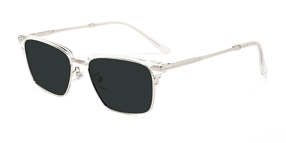 Reiz clear silver   Metal  Sunglasses