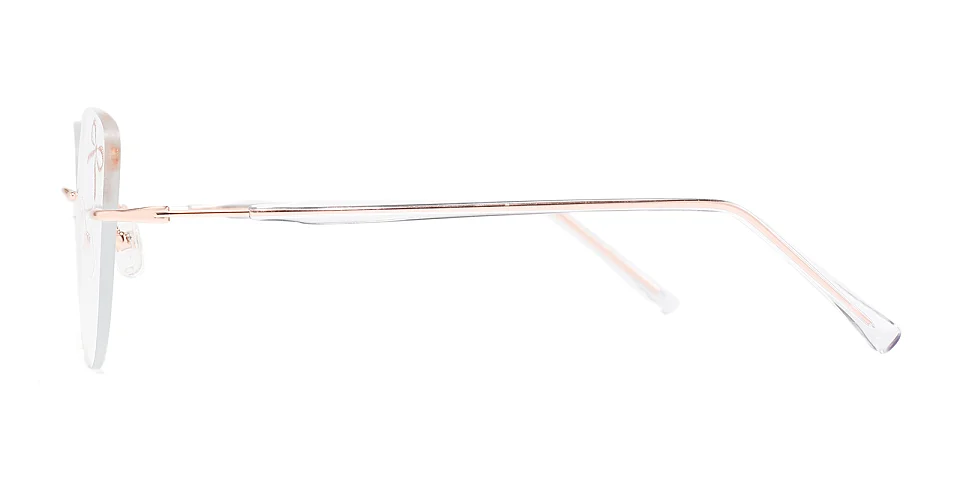 Sunniva rose gold   Metal  Eyeglasses