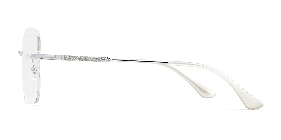 Pure silver   Metal  Eyeglasses