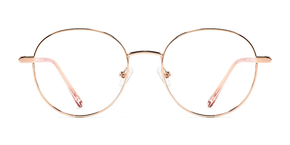 Muriel rose gold   Metal  Eyeglasses