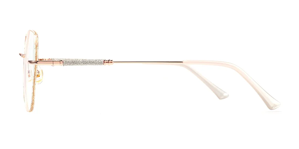Gem rose gold gold   Metal  Eyeglasses