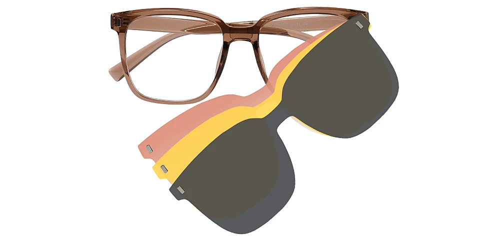 Anca brown   Plastic  Eyeglasses