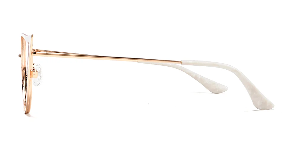 Tanya white rose gold   Metal  Eyeglasses