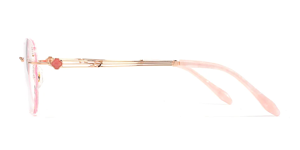 Thea pink   Metal  Eyeglasses