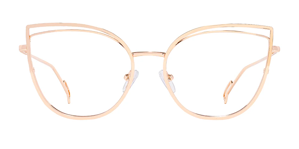 Romy gold   Metal  Eyeglasses