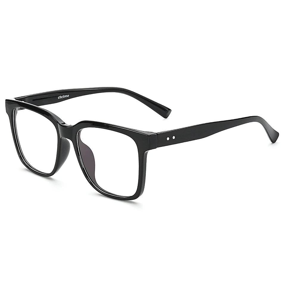 Luke Black Square Eyeglasses | CliCliMe.com display picture 1