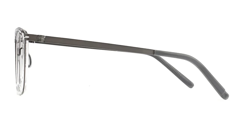 Marin clear grey gun   Plastic  Eyeglasses