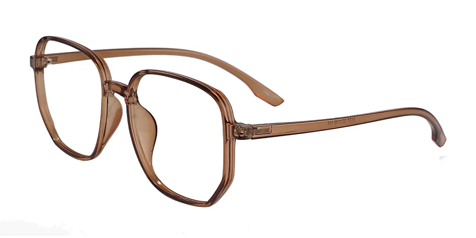 Sugar brown   Plastic  Eyeglasses