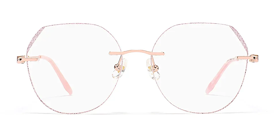 Fauna rose gold pink   Titanium  Eyeglasses