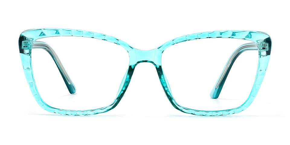Larow teal   Plastic  Eyeglasses