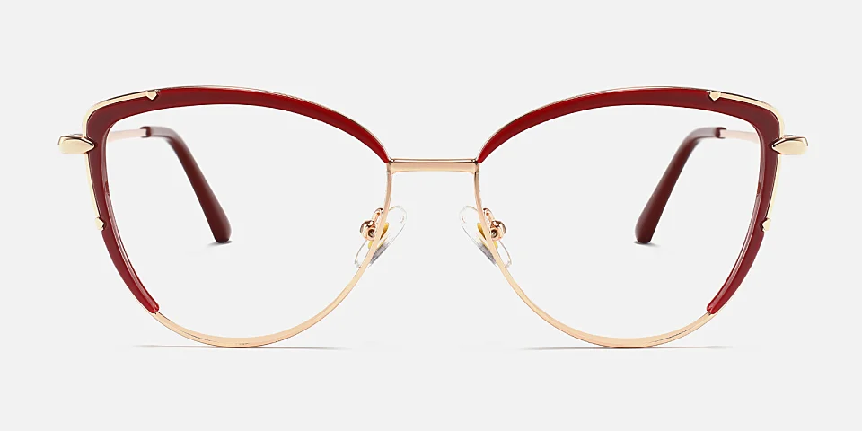Chiara red   Metal  Eyeglasses