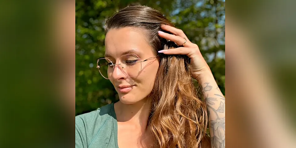 Lavender pink   Metal  Eyeglasses