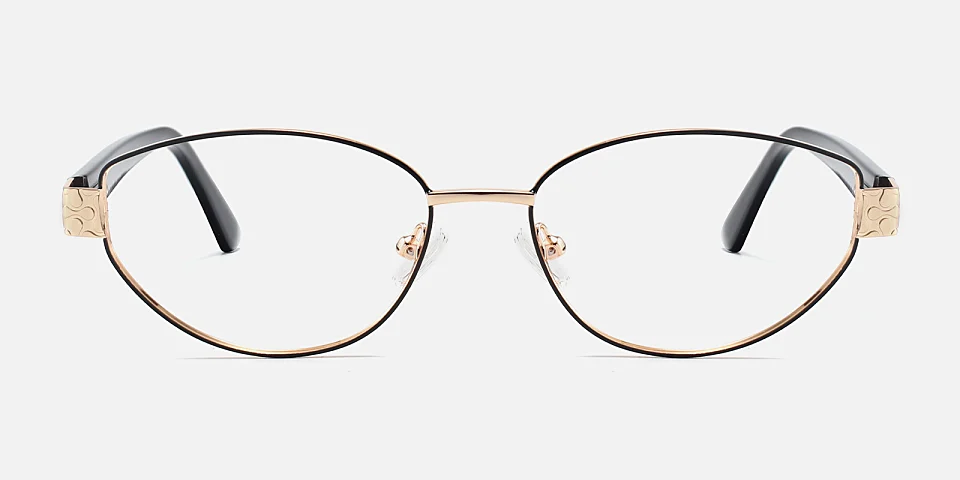 Elodie black gold   Metal  Eyeglasses