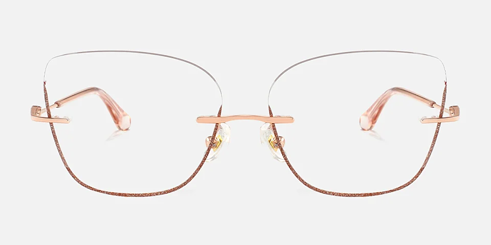 Tarek rose gold   Metal  Eyeglasses