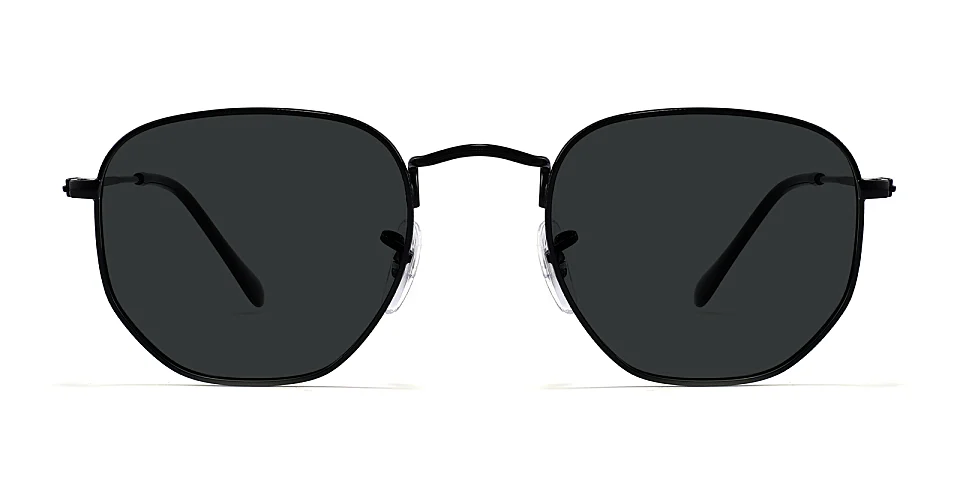 Aidan black   Metal  Sunglasses