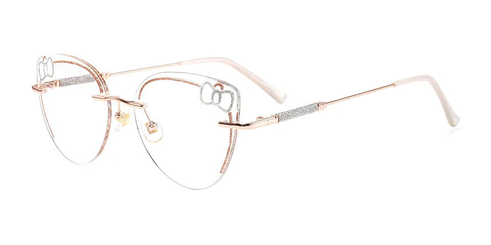 Jeyne rose gold silver   Metal  Eyeglasses