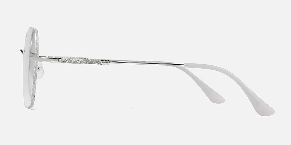 Gem silver   Metal  Eyeglasses