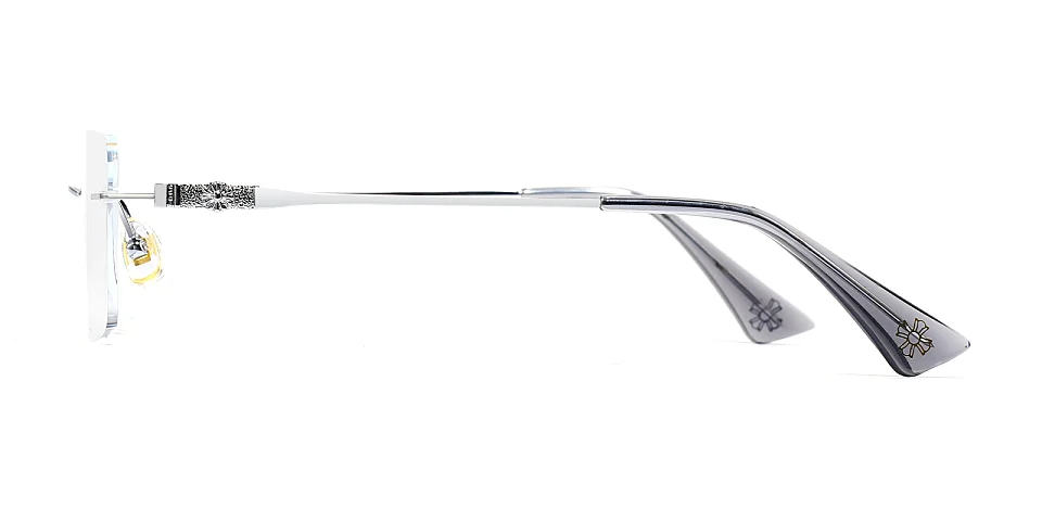Beaver silver   Metal  Eyeglasses