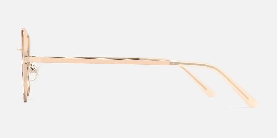 Madge champagne   Metal  Eyeglasses