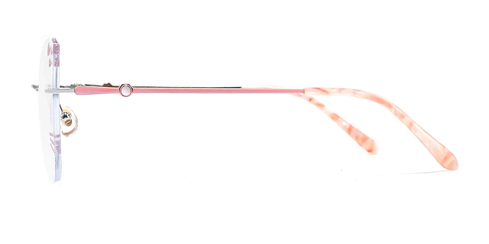 Kitty silver pink   Titanium  Eyeglasses
