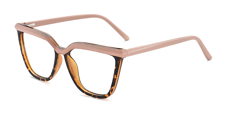 Rylan pink warm tortoise   Plastic  Eyeglasses