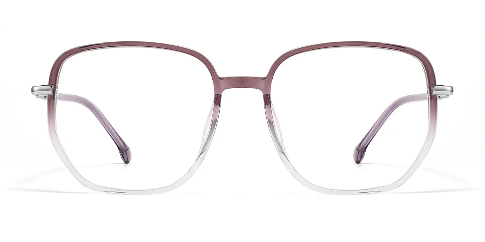 Gerda purple clear   Plastic  Eyeglasses