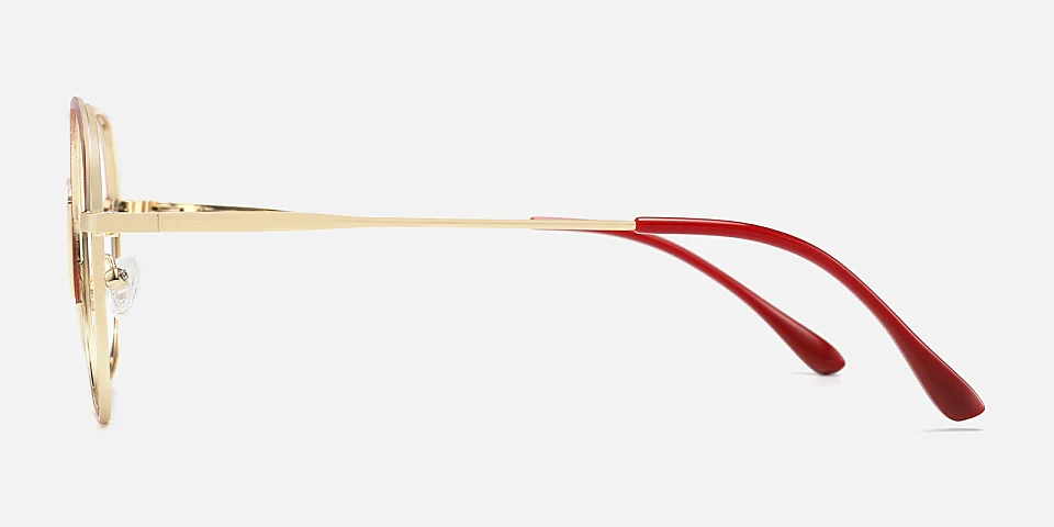 Bellamy red gold   Metal  Eyeglasses