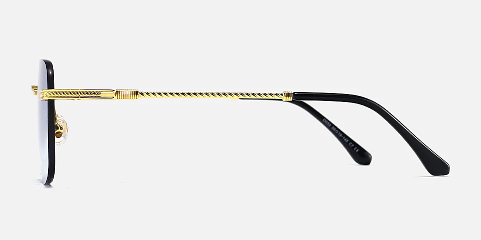 Saskia gradient blue   Metal  Sunglasses