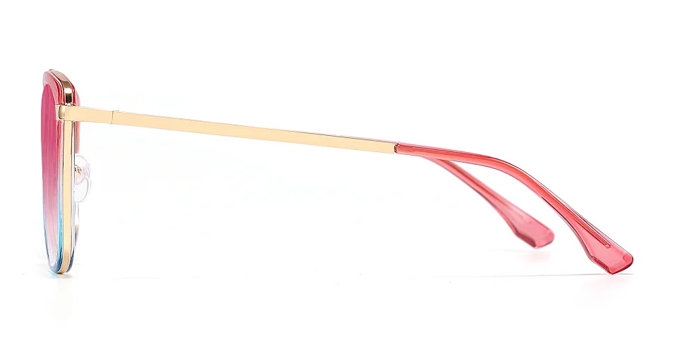 Simi red blue   Plastic  Sunglasses