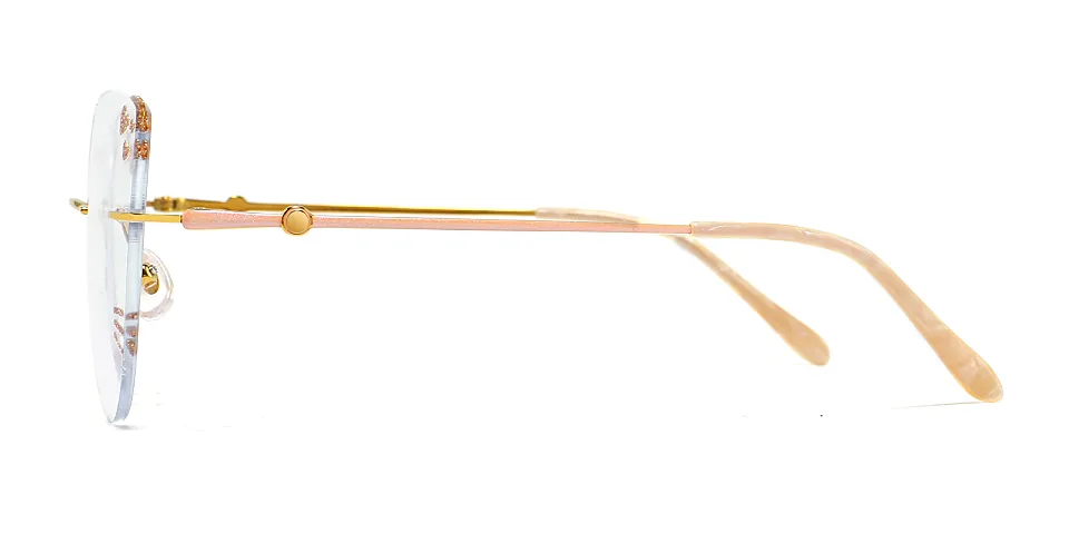 Kitty gold   Titanium  Eyeglasses