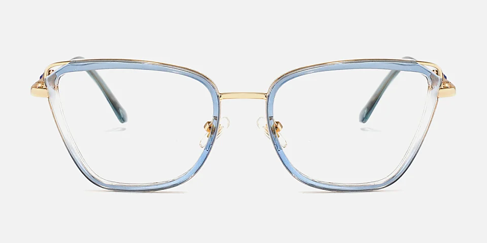Niamh clear blue   Plastic  Eyeglasses