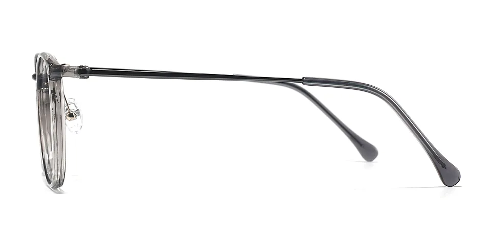 Slate grey   Plastic  Eyeglasses