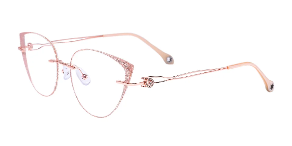 Issa rose gold   Metal  Eyeglasses
