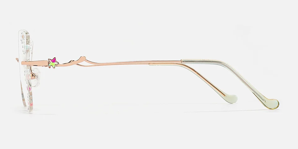 Twinkling Star rose gold   Metal  Eyeglasses