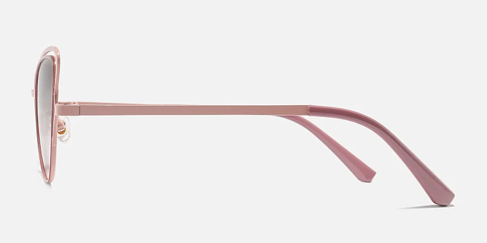 Coralie pink   Metal  Sunglasses