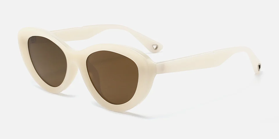 Remy white   Plastic  Sunglasses