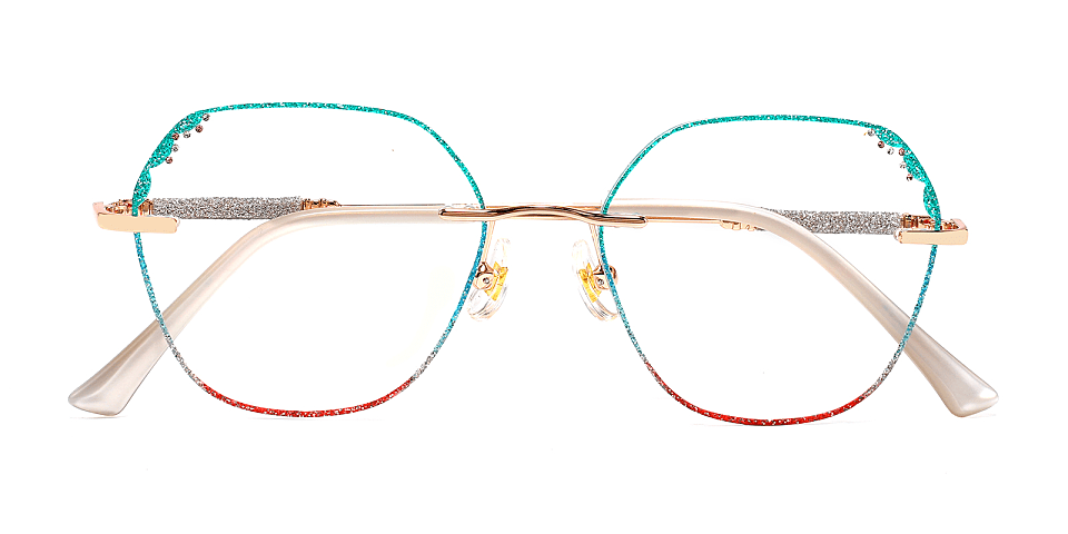 Laec green red   Metal  Eyeglasses