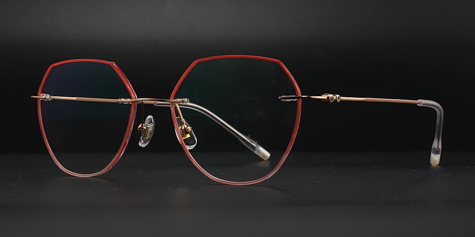 Maxine rose gold   Titanium  Eyeglasses