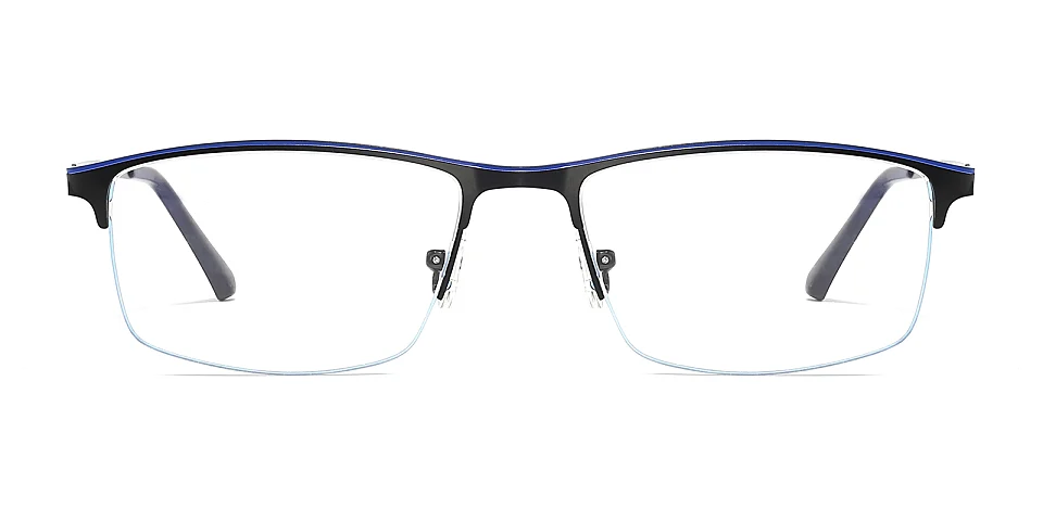 Gary black blue   Metal  Eyeglasses