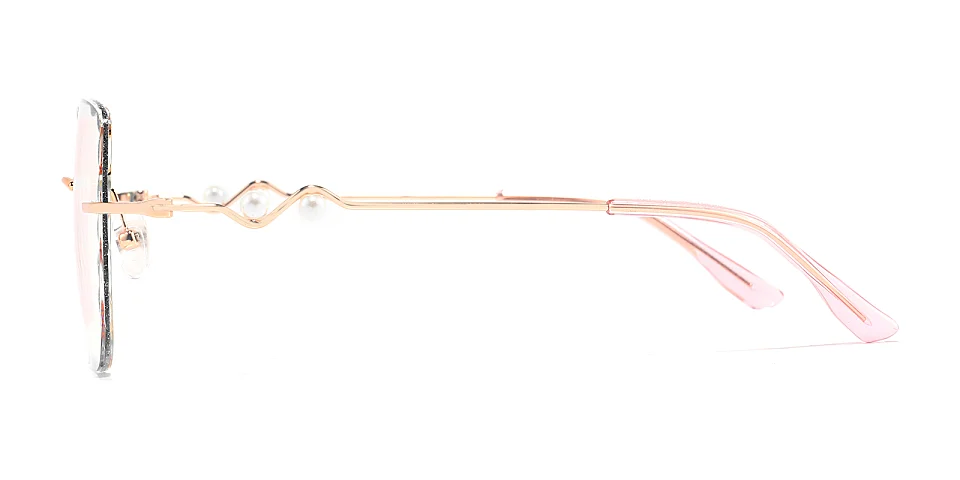 Elvira black pink   Metal  Eyeglasses