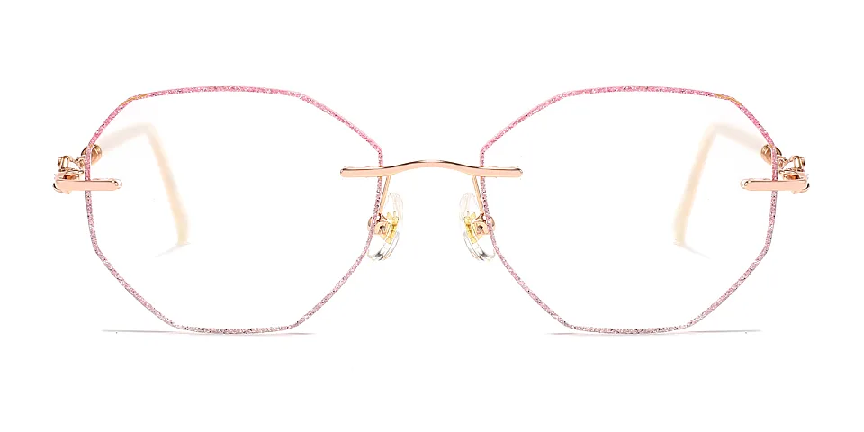 Selene gradient pink   Metal  Eyeglasses
